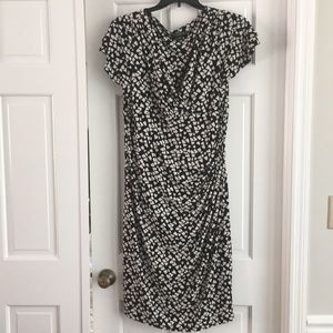 Lauren B/W Empire Waist Dress